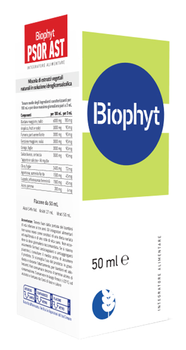 BIOPHYT PSOR AST 50 ML SOLUZIONE IDROALCOLICA - farmanauta.it