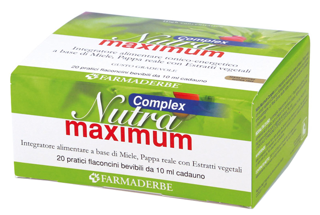 NUTRA MAXIMUM COMPLEX 20 FLACONCINI DA 10 ML - farmanauta.it