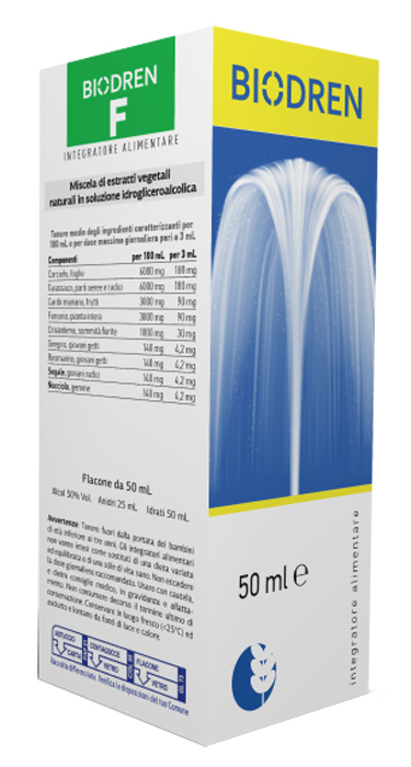 BIODREN F 50 ML SOLUZIONE IDROALCOLICA - farmanauta.it
