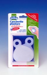 CUSCINETTO PLANTARE REALIZZATO IN GEL DI SILICONE BIANCO SEMITRASPARENTE SAGOMATO PER AMMORTIZZARE E PROTEGGERE PRESSIONE E SFREGAMENTI SOTTO LA PIANTA DEI PIEDI 2 PEZZI - farmanauta.it