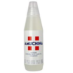DISINFETTANTE IGIENIZZANTE A BASE DI IPOCLORITO DI SODIO ANTIMICROBICO AD AMPIO SPETTRO D'AZIONE AMUCHINA LIQUIDA 100% 1000 ML - farmanauta.it