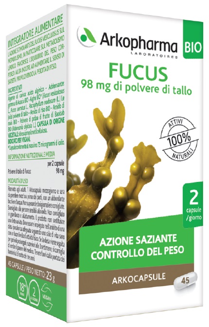 ARKO CAPSULE FUCUS BIO 45 CAPSULE - farmanauta.it