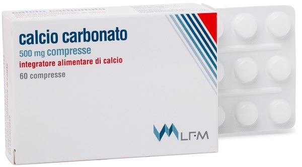 CALCIO CARBONATO 60 COMPRESSE - farmanauta.it