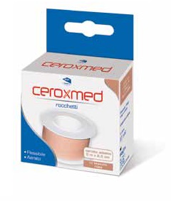CEROTTO IN ROCCHETTO CEROXMED AERATO IN TESSUTO ROSA 500X2,50 CM 1 PEZZO - farmanauta.it