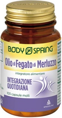 BODY SPRING OLIO MERLUZZO 100 CAPSULE - farmanauta.it