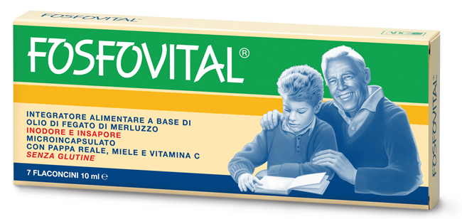 FOSFOVITAL OLIO FEGATO DI MERLUZZO 7 FLACONCINI - farmanauta.it