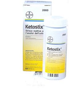 STRISCE MISURAZIONE CHETONURIA KETOSTIX 50 PEZZI - farmanauta.it