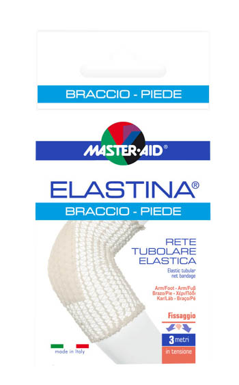 RETE TUBOLARE ELASTICA IPOALLERGENICA MASTER-AID ELASTINA BRACCIO/PIEDE 3 MT IN TENSIONE CALIBRO 4 CM - farmanauta.it
