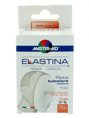 RETE TUBOLARE ELASTICA IPOALLERGENICA MASTER-AID ELASTINA TESTA/COSCIA 1,5 MT IN TENSIONE CALIBRO 6 CM - farmanauta.it