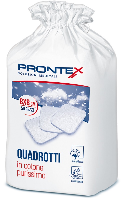 COTONE IDROFILO PRONTEX QUADROTTI - farmanauta.it