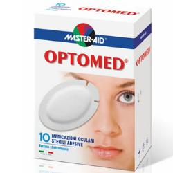 GARZA OCULARE MEDICATA MASTER-AID OPTOMED SUPER 10 PEZZI - farmanauta.it