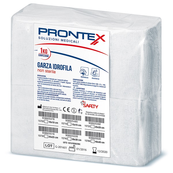 PRONTEX GARZA 10X10CM 1KG - farmanauta.it