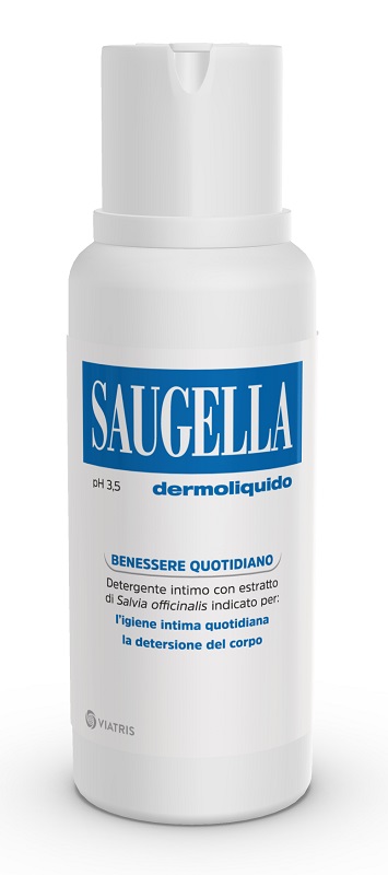 SAUGELLA DERMOLIQUIDO PH 3,5 DETERGENTE INTIMO BENESSERE QUOTIDIANO 750 ML - farmanauta.it