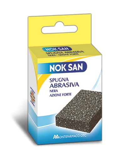 NOK SAN SPUGNA ABRASIVA NERA 1 PEZZO - farmanauta.it