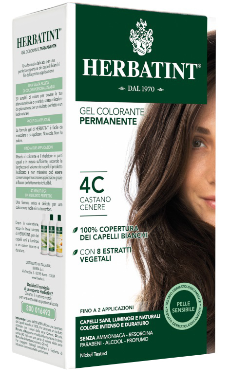 HERBATINT 4C CASTANO CENERE 150 ML - farmanauta.it