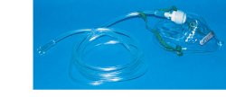 MASCHERA PER OSSIGENOTERAPIA MEDIA CONCENTRAZIONE CON 2 TUBI PROLUNGA 2 METRI - farmanauta.it