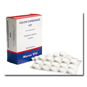 CALCIO CARBONATO VITI 60 COMPRESSE - farmanauta.it