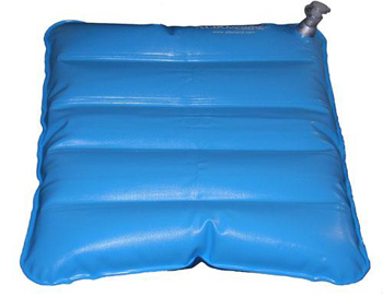 CUSCINO ANTIDECUBITO AD ARIA/ACQUA DIMENSIONI 41X41CM, APPLICABILE SU SEDIE DA COMODO O SU CARROZZELLE CAMERA D'ARIA IN PVC ATOSSICO ELETTROSALDATO, PATTA ANTISCIVOLO IN PVC - farmanauta.it