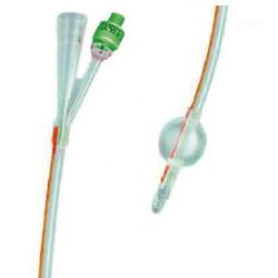 CATETERE FOLEY IN SILICONE TRASPARENTE A 2 VIE CON PALLONCINO 5-10ML DIAMETRO CH18 6,00MM LUNGHEZZA 40CM - farmanauta.it