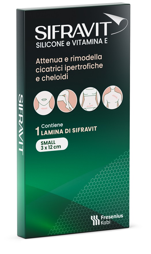 SIFRAVIT PLACCA SILICONE 3X12 CM SMALL 1 PEZZO - farmanauta.it