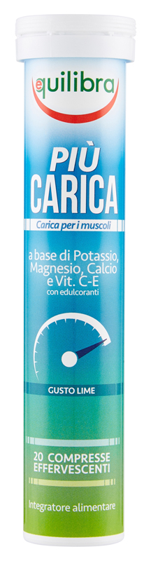 PIU' CARICA 20 COMPRESSE EFFERVESCENTI 90 G - farmanauta.it