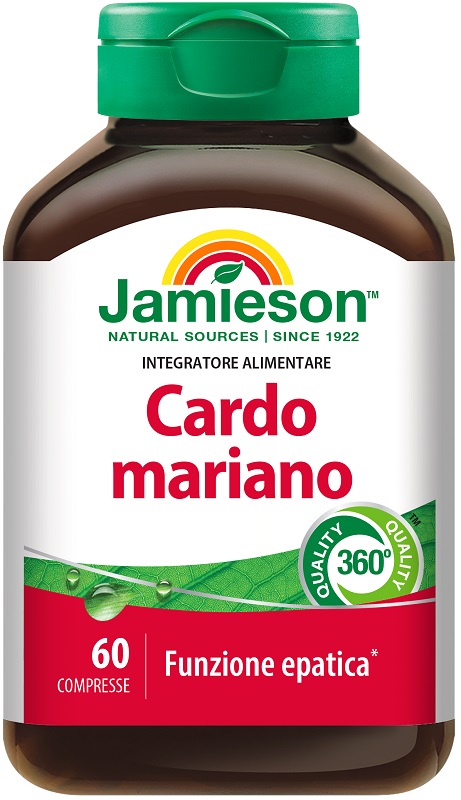 JAMIESON CARDO MARIANO MILK THIST 60 COMPRESSE - farmanauta.it