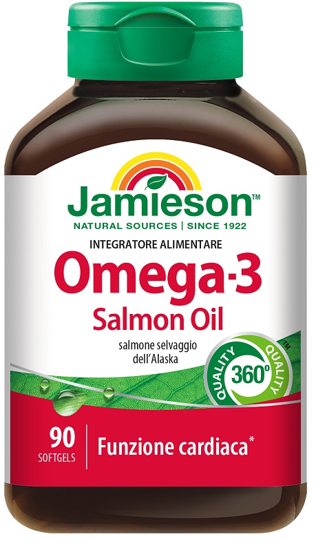 JAMIESON OMEGA 3 SALMON OIL 90 PERLE - farmanauta.it