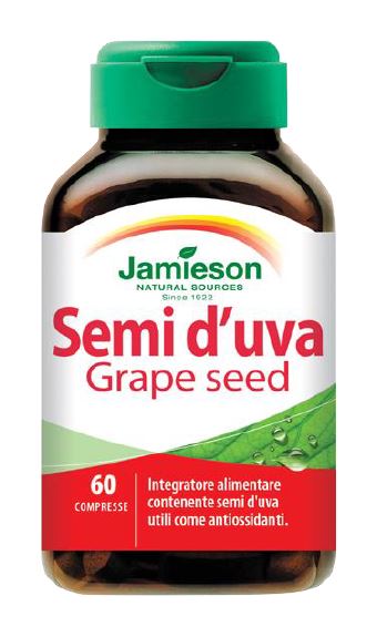 SEMI UVA GRAPE SEED JAMIESON 60 COMPRESSE - farmanauta.it