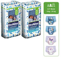 HUGGIES DRYNITES GIRL PYJAMA PANTS 4/7 ANNI M 17/30KG PACCO SINGOLO 10 PEZZI - farmanauta.it