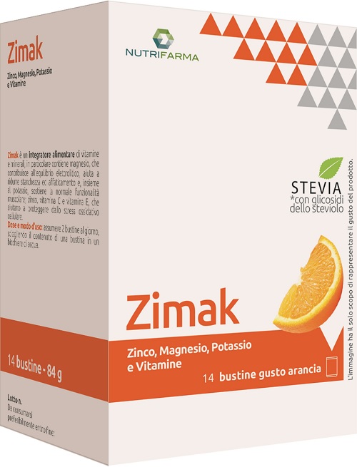 ZIMAK 14 BUSTINE 6 G ARANCIO - farmanauta.it