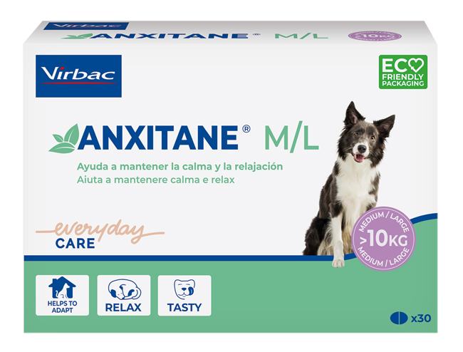 ANXITANE M/L SUPPLEMENTO NUTRIZIONALE SCATOLA 30 COMPRESSE APPETIBILI - farmanauta.it