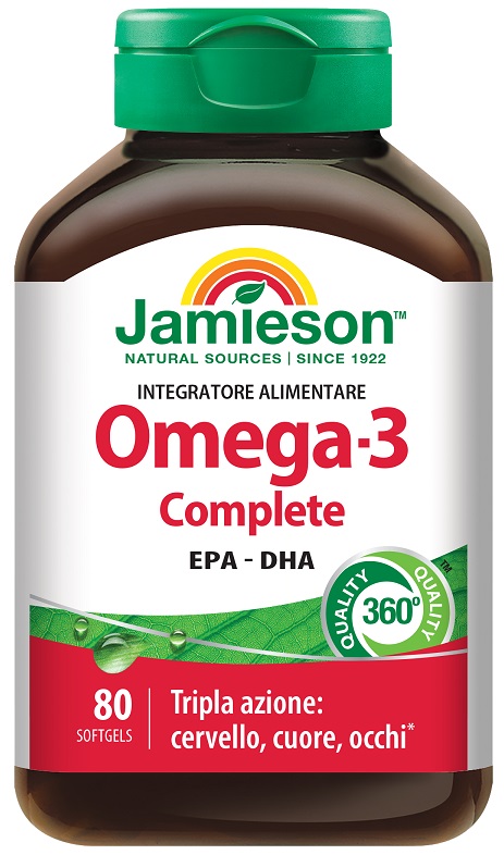JAMIESON OMEGA 3 COMPLETE 80 PERLE - farmanauta.it