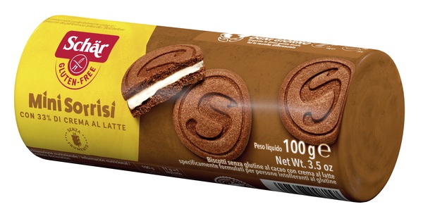 SCHAR MINI SORRISI CON CREMA AL LATTE 100 G - farmanauta.it