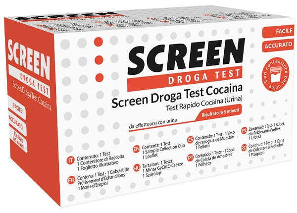 DROGA TEST CHE RILEVA UNA SOSTANZA COCAINA SCREEN DROGA TEST COCAINA - farmanauta.it