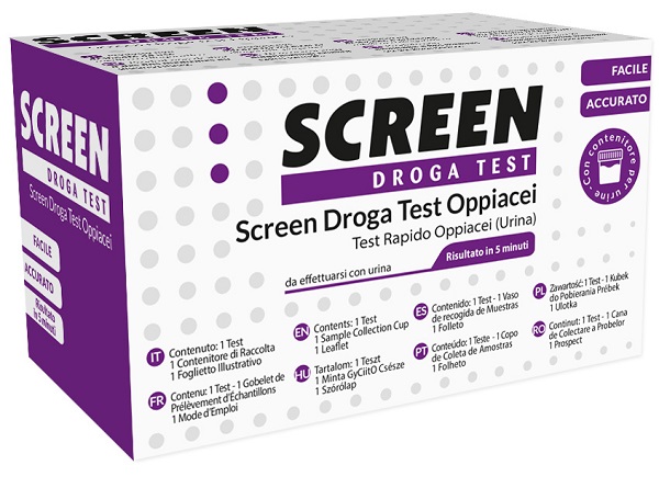 DROGA TEST CHE RILEVA UNA SOSTANZA OPPIACEI EROINA SCREEN DROGA TEST OPPIACEI - farmanauta.it