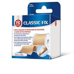 CEROTTO IN ROCCHETTO PIC CLASSIC FIX TELA 1,25CMX500 CM CON  FUSTELLA - farmanauta.it