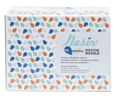 SOLUZIONE FISIOLOGICA ISOTONICA STERILE NASIR IN SCATOLA CON10 SACCHE VERSIONE LUER LOCK DA 250ML - farmanauta.it