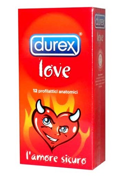 PROFILATTICO DUREX LOVE 12 PEZZI - farmanauta.it