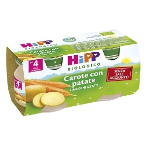 HIPP BIO HIPP BIO OMOGENEIZZATO CAROTE CON PATATE 2X80 G - farmanauta.it