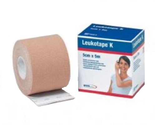 BENDA ADESIVA LEUKOTAPE K PER TAPING FISIOTERAPICO LARGHEZZA 5 CM LUNGHEZZA 5 M COLOR CARNE IN ROTOLO - farmanauta.it