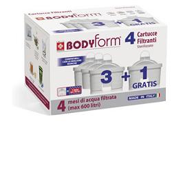 BODYFORM CARTUCCE FILTRANTI 4 PEZZI - farmanauta.it