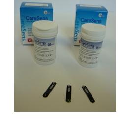 STRISCE MISURAZIONE GLICEMIA CARESENS II 25 PEZZI - farmanauta.it