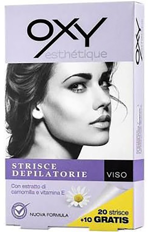 OXY STRISCE DEPILATORIE VISO 20 PEZZI - farmanauta.it