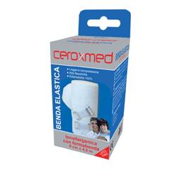 BENDA ELASTICA CEROXMED 10X450 CM CON GANCIO 1 PEZZO - farmanauta.it