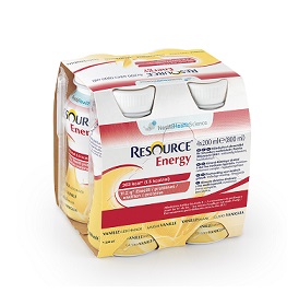 RESOURCE ENERGY VANIGLIA 4 BOTTIGLIE 200 ML NUOVO PACKAGING - farmanauta.it