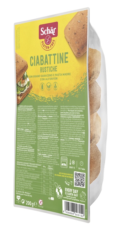 SCHAR CIABATTINE RUSTICHE 200 G - farmanauta.it