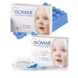 FILTRO RICAMBIO ASPIRATORE NASALE ISOMAR 20 PEZZI - farmanauta.it
