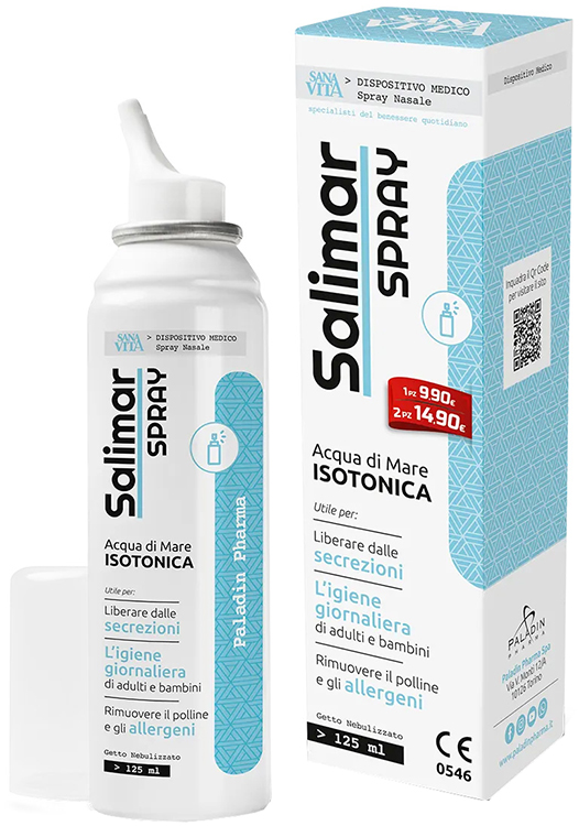 SANAVITA SALIMAR SPRAY NASALE NEW 125 ML - farmanauta.it
