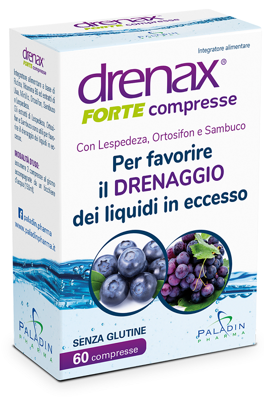 DRENAX FORTE MIRTILLO 60 COMPRESSE - farmanauta.it