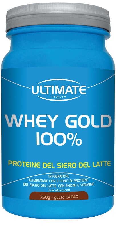 WHEY GOLD 100 % CACAO 750 G 1 PEZZO - farmanauta.it